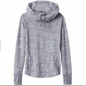 Athleta Techie gray sweatshirt hoodie